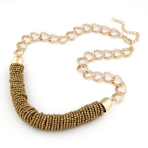 New Statement Choker Fashion Charms Collar Vintage Bohemia Bead Turquoise Necklaces&Pendants Women Jewelry Gift