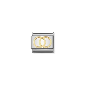 Nomination Composable Link Wedding Rings, 18K Gold