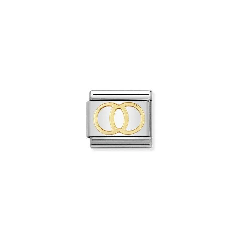 Nomination Composable Link Wedding Rings, 18K Gold