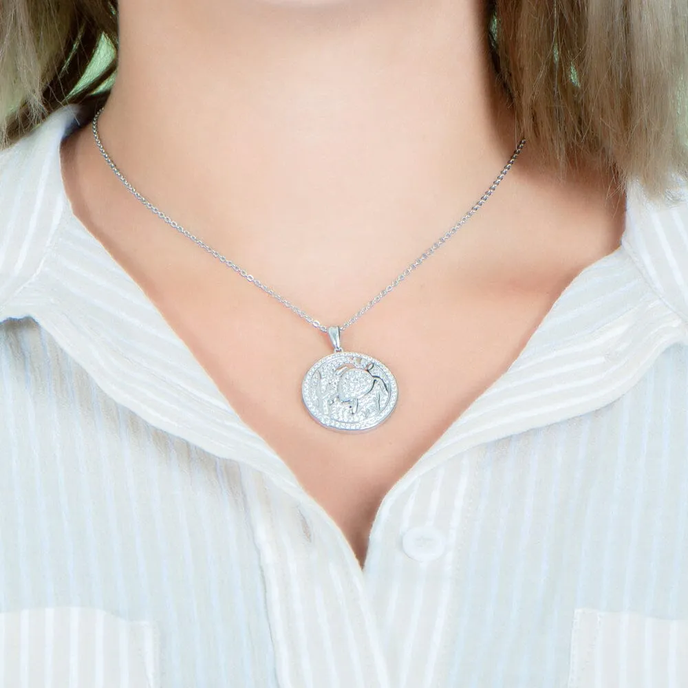 Pavé Sea Life Medallion
