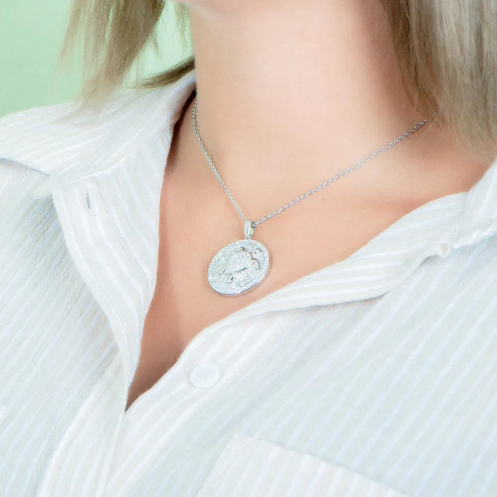 Pavé Sea Life Medallion