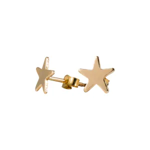 Star Stud Earrings in Gold