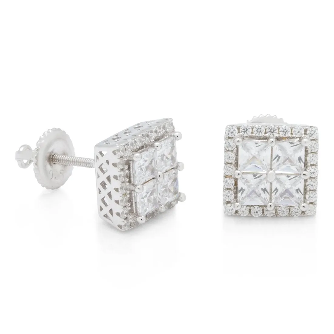 Sterling Silver Layered Earrings