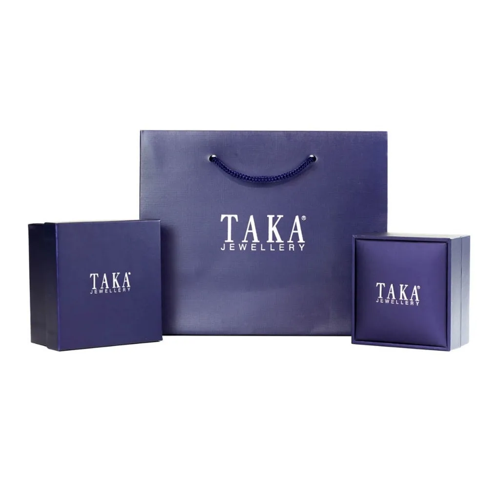 TAKA Jewellery Blue Topaz Pendant 9K