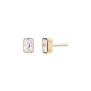 Thea solitaire earrings