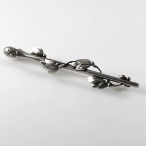Vintage Georg Jensen Jewelry | Rare Georg Jensen Staff Brooch 287