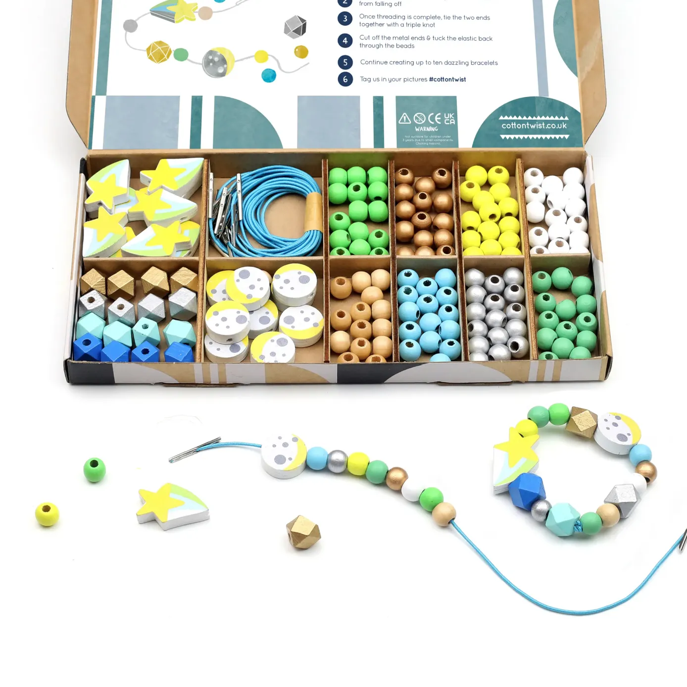 Wooden Bracelet Kit - Outer Space