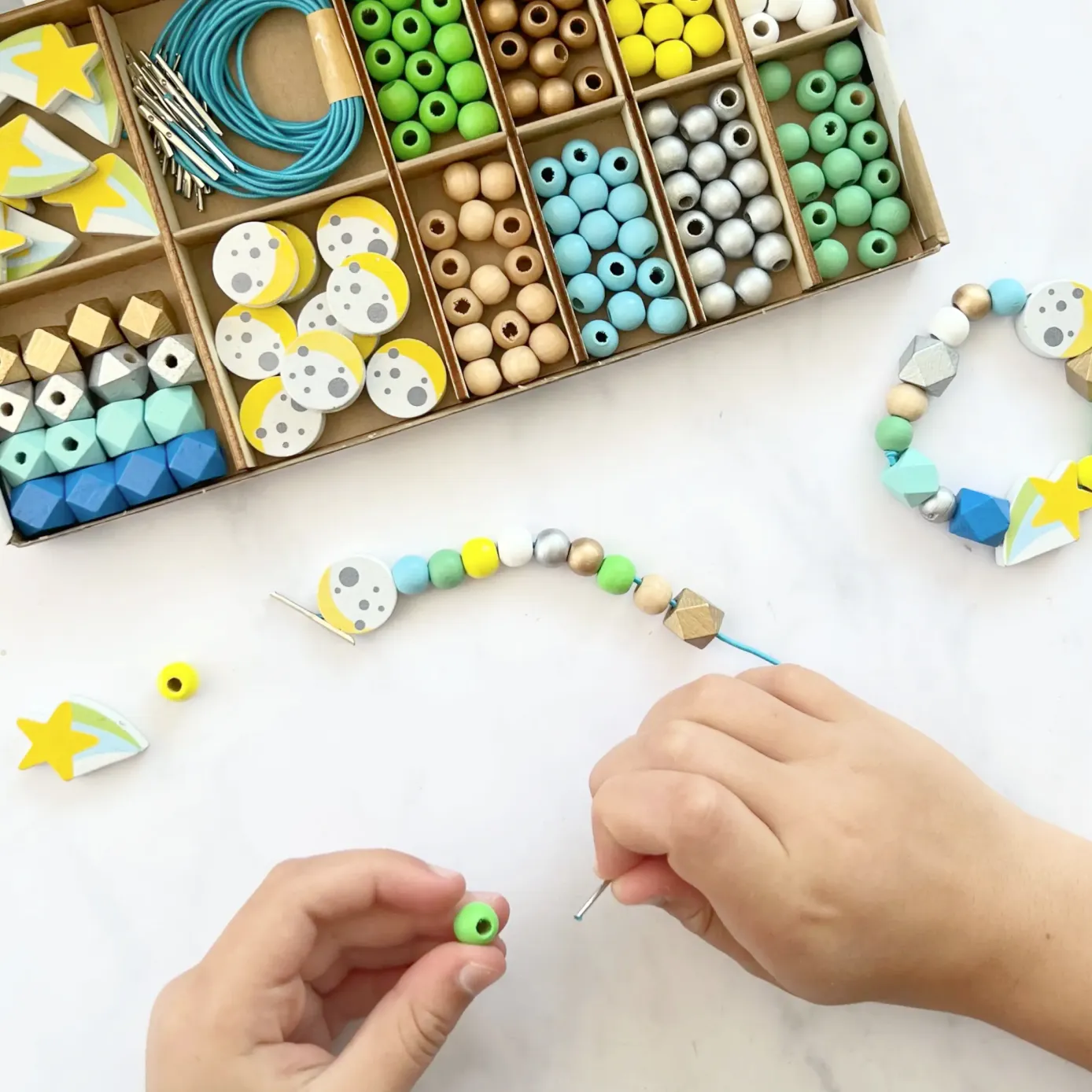 Wooden Bracelet Kit - Outer Space